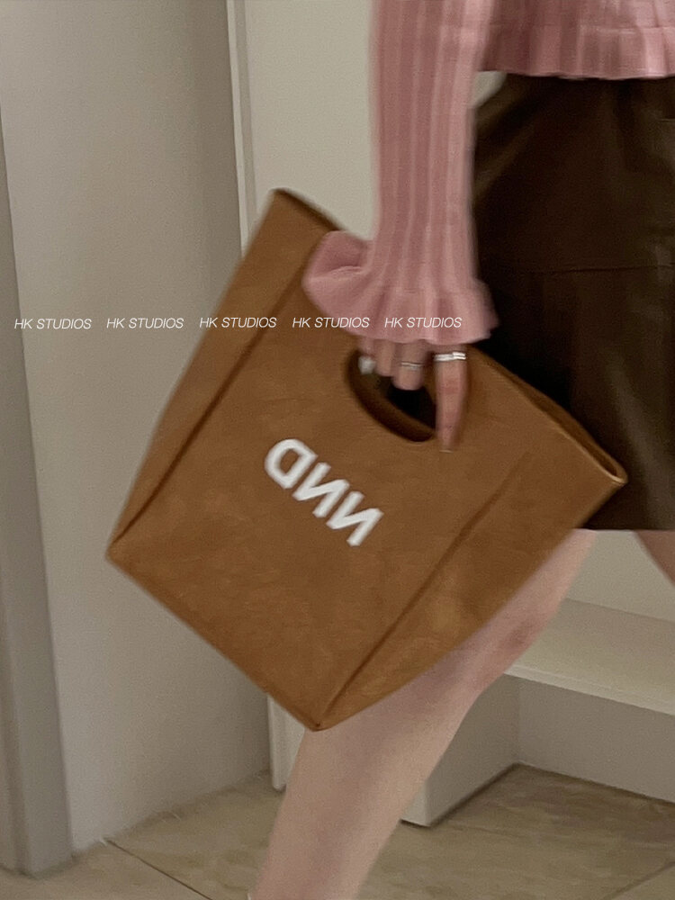 Túi Tote Nữ Mùa Hè 2024 Thời Trang Mới Túi Ins Bento Đa Năng Túi Đi Làm Túi Tay Túi Tote Dây Đeo Chéo Đơn Giản Túi Da PU