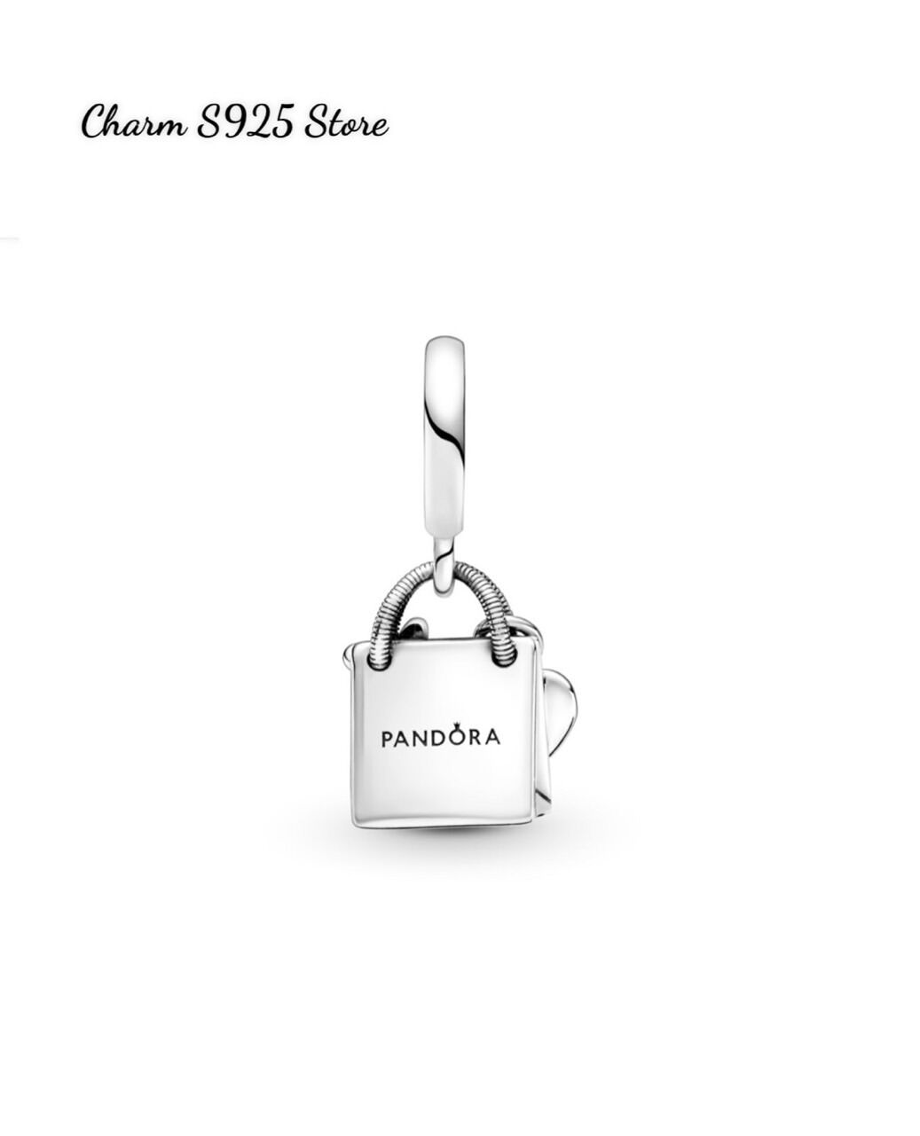 Charm pandora Ale hình chiếc giỏ xách bạc s925 cao cấp