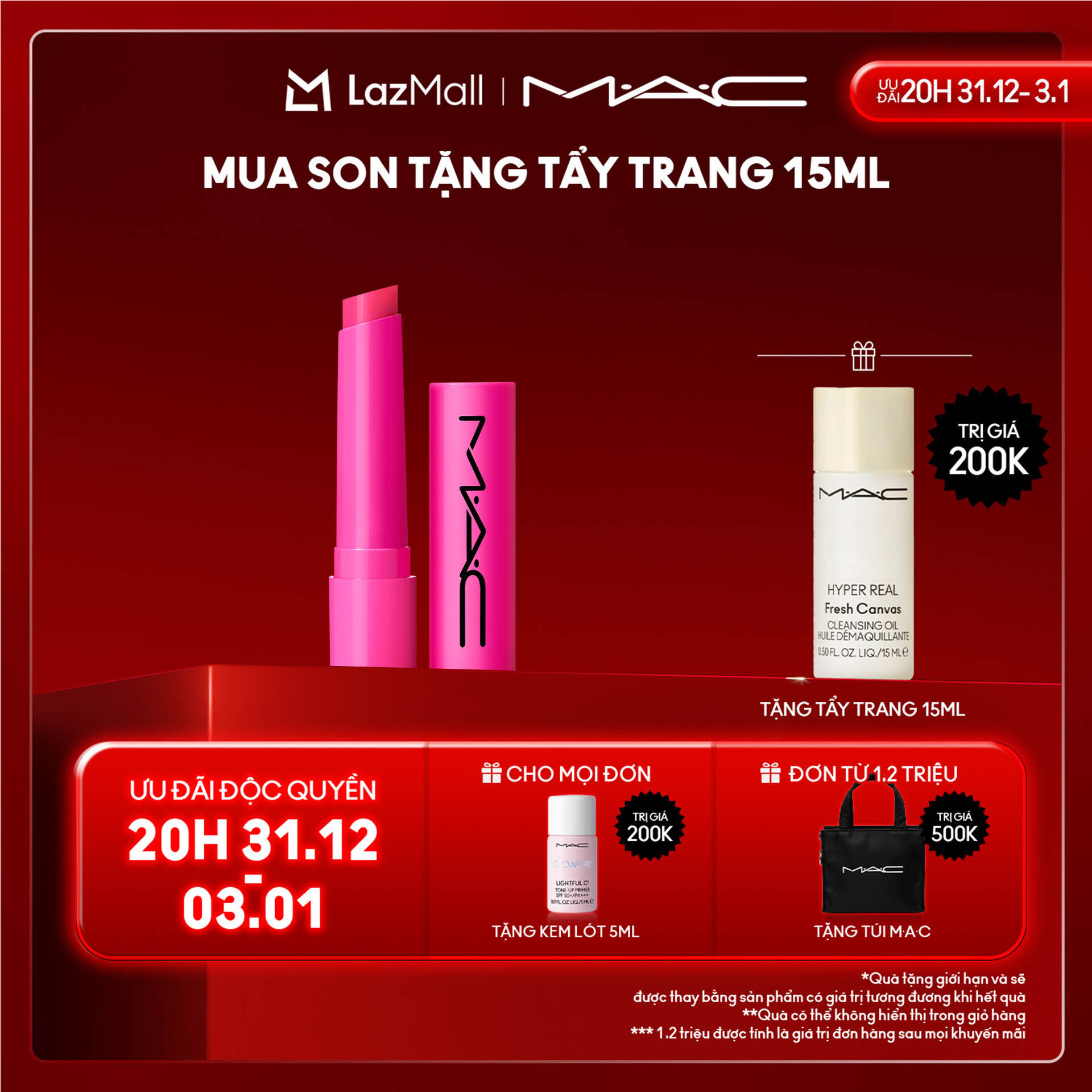  Son MAC Squirt 3D Plumping Gloss stick   son bóng dưỡng môi không dính với hiệu ứng làm đầy môi tức thì - Sản phẩm trang điểm son dưỡng môi mới. 