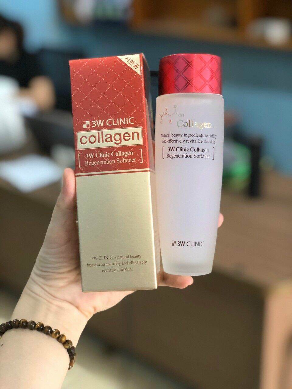 Nước hoa hồng colagen 3w clinic