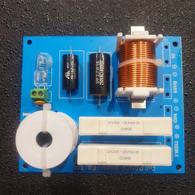 Phân Tần Loa 3Way 3 Đường Âm Thanh Bass Treble Trung Bass 30 40 50 đều dùng được - Linh Kiện Điện Tử Lắp Ráp Loa Kéo Hát Karaoke Gia Đình