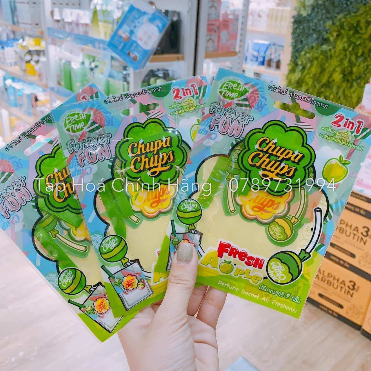 combo 3 gói túi thơm chupa chups chuẩn hàng Thái Lan ( 1 túi dùng dc 3 đến 5 tháng )