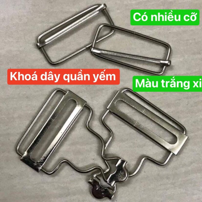 Bộ khóa dây quần yếm.