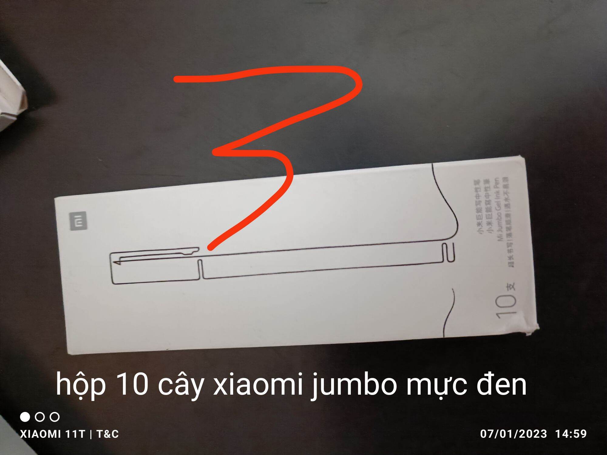Bút gel xiaomi 0.5mm nhiều màu