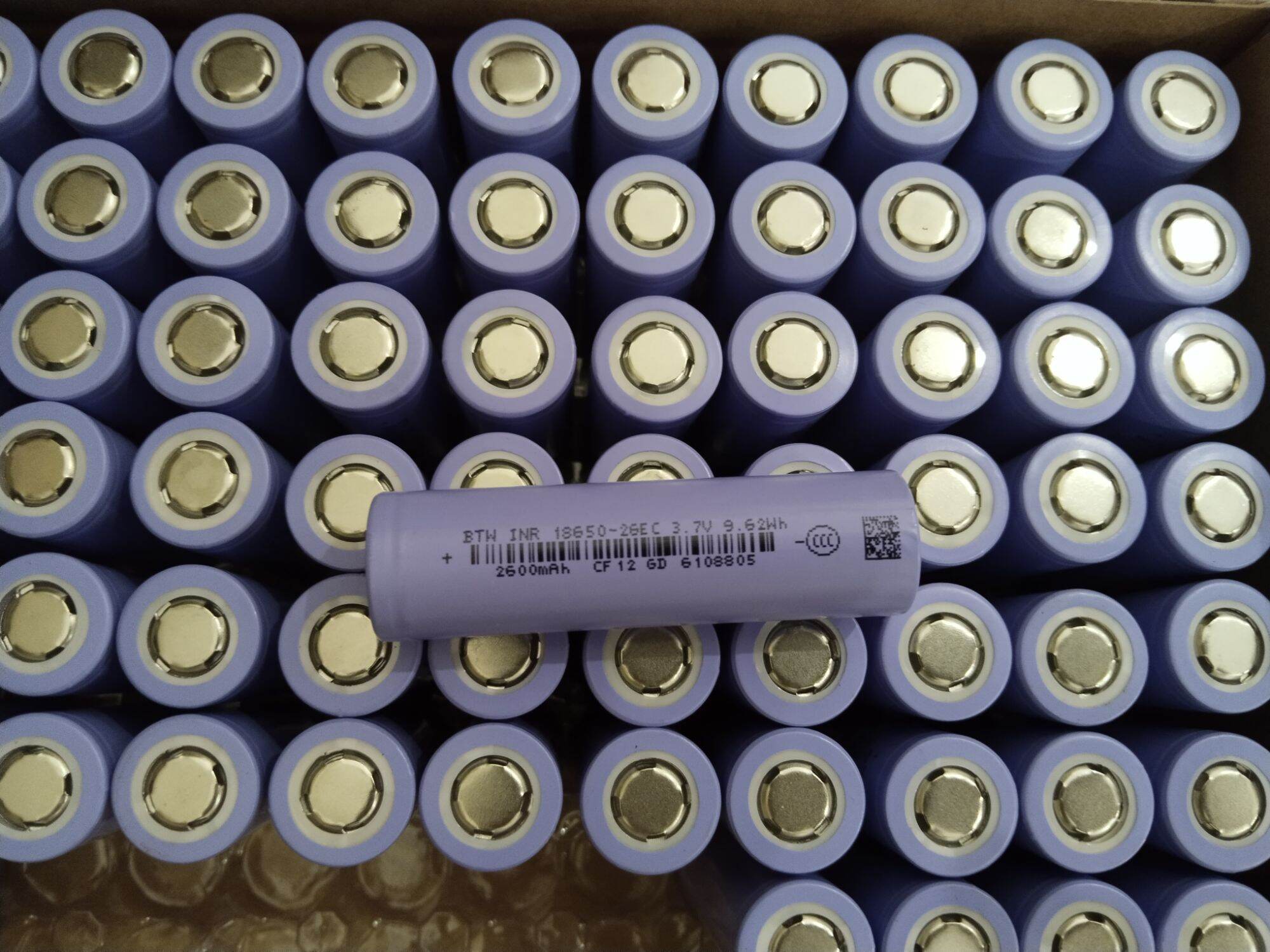 Pin cell 18650-3.7V, 2500mah-10C.2600mah-5C