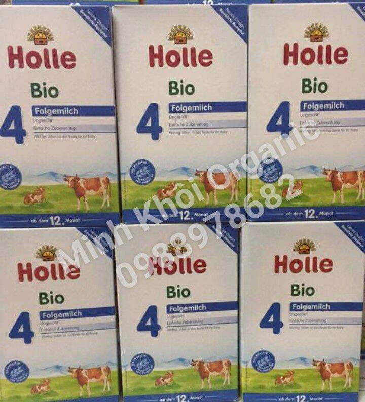 Sữa Holle 4/ Sữa bò công thức hữu cơ 600gr [Đức ☆ Date 2023]