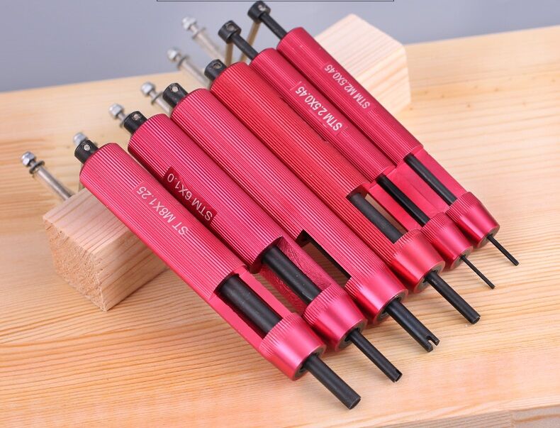 1 cái m2-m18 tay quay ren cấy helicoil m2, m2.5, m3,m4,m5,m6.,m8,m10,m12,m18
