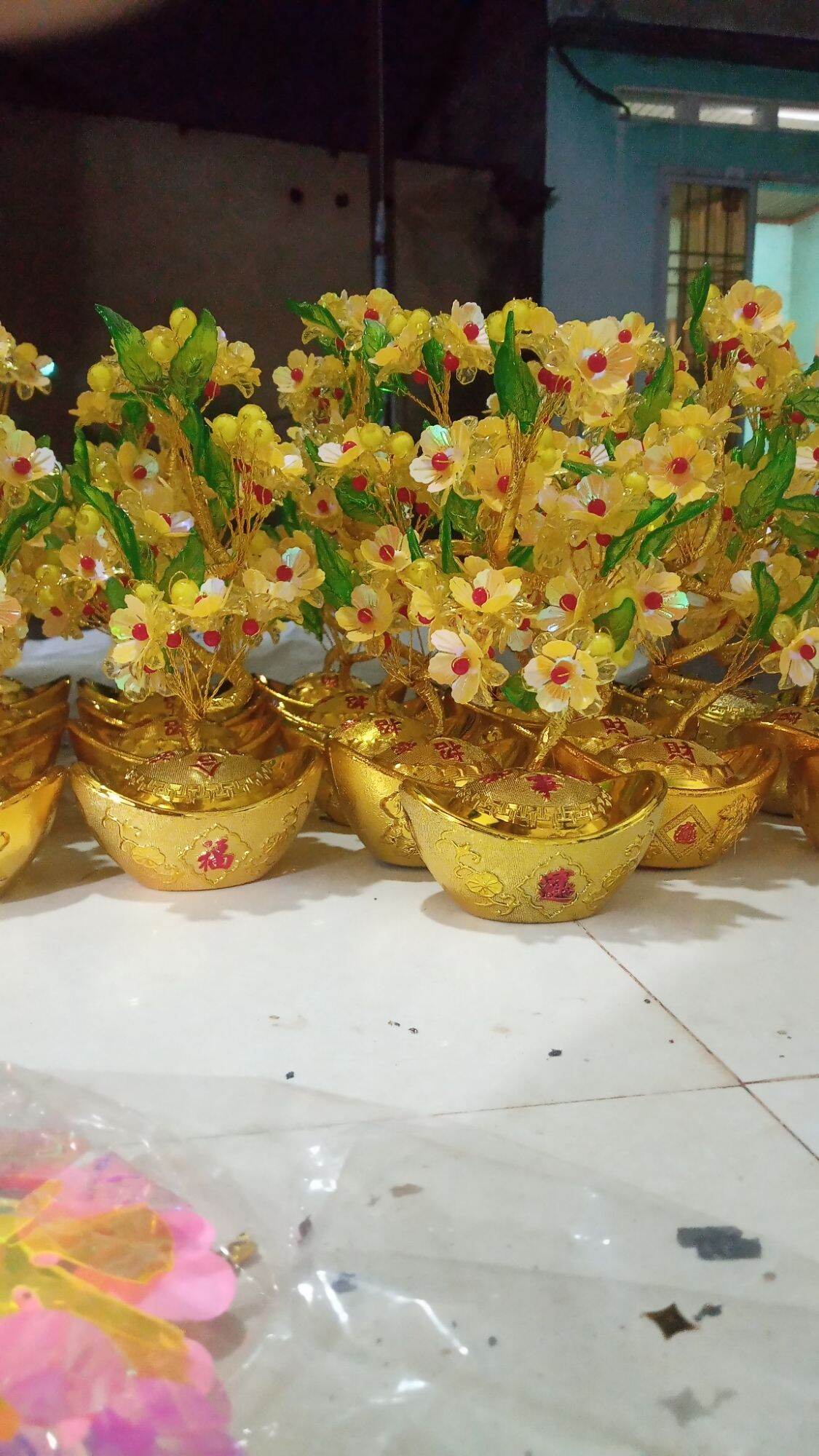 hoa pha lê tài lộc