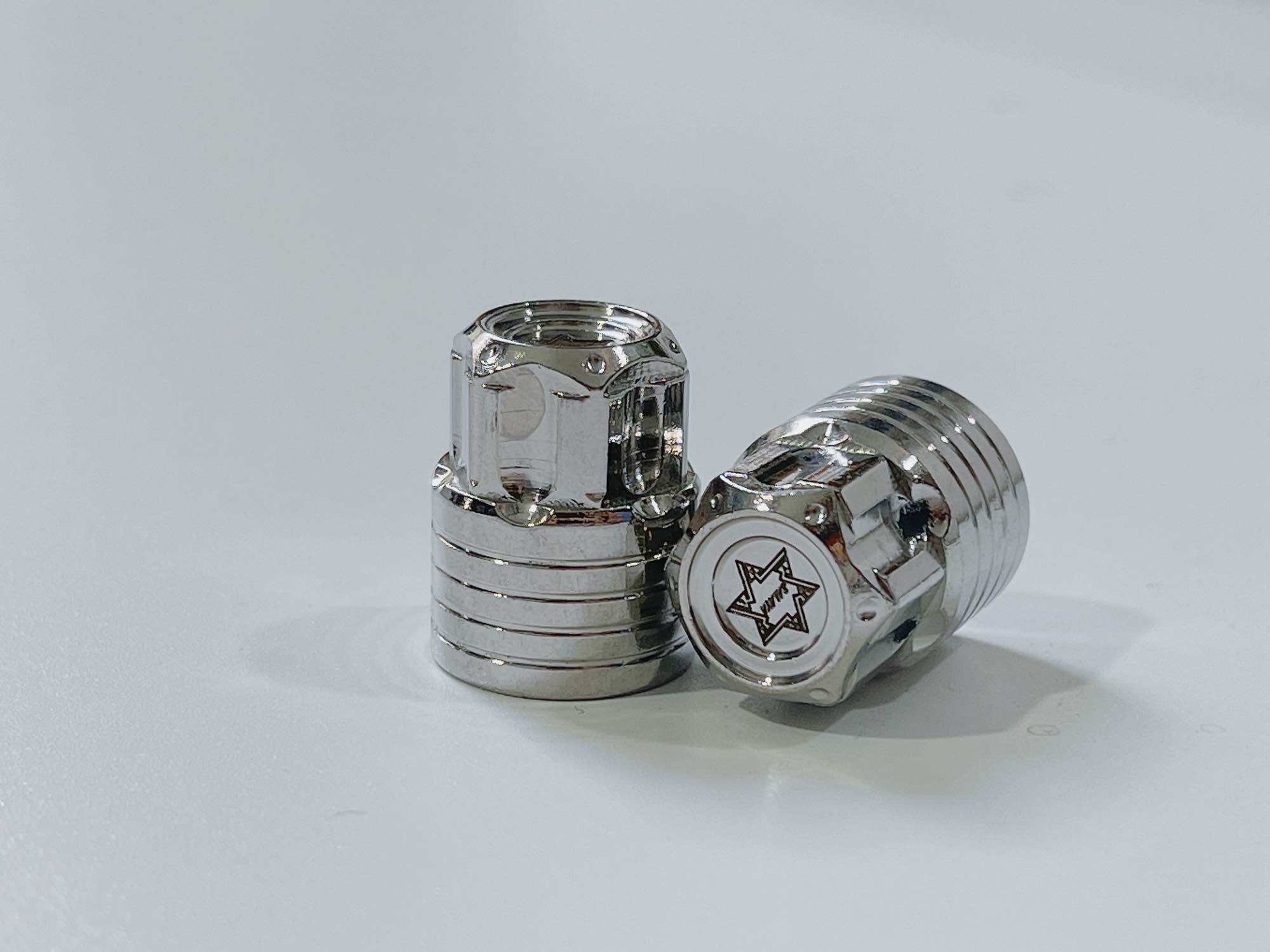 Ốc đậy van dòi mẫu Salaya inox 304, ốc van vòi lắp thông dụng xe máy, tay ga...