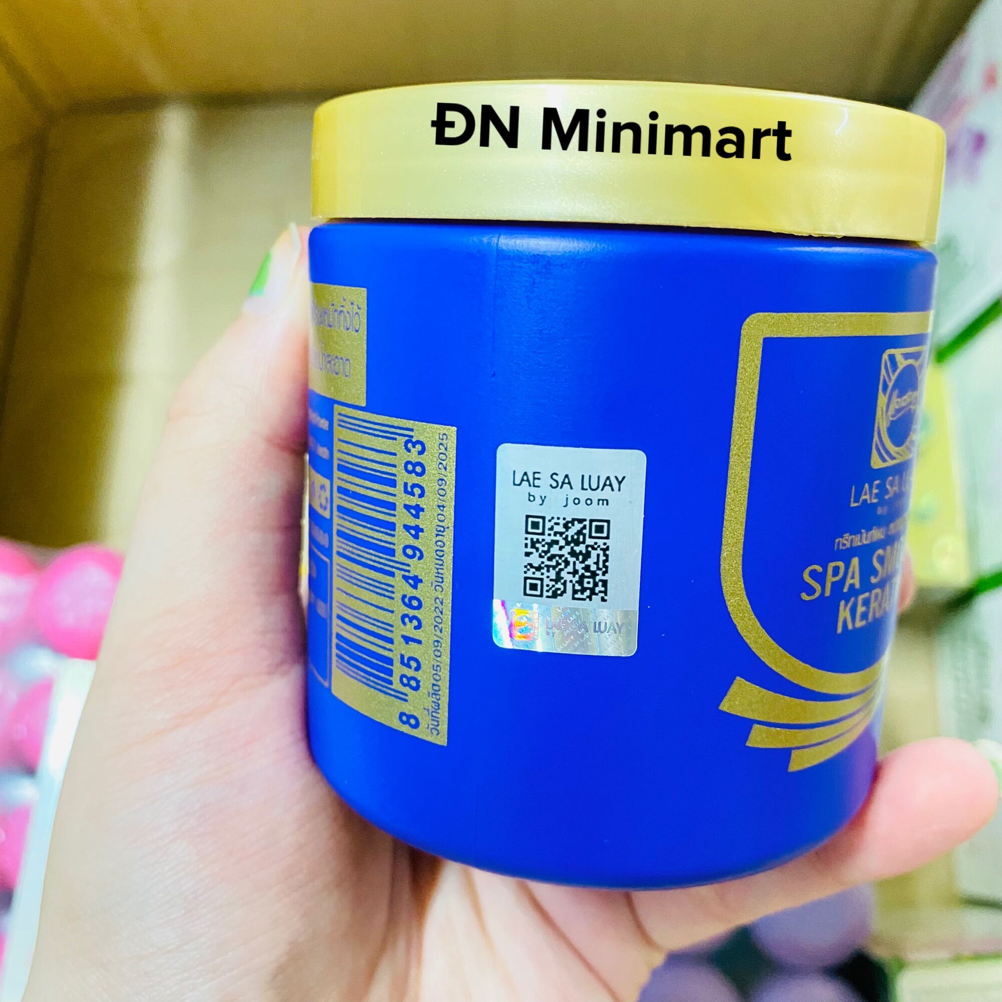 Ủ Tóc Lụa Lae Sa Luay Spa Smoot Keratin Phục Hồi Mềm Mượt Thái Lan