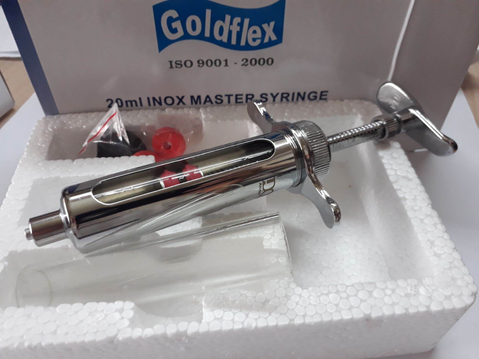 Bộ xilanh inox 20cc / ống tiêm inox20cc goldex