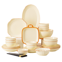 JUETENG | Bộ Bàn Ăn Gốm Men Dưới Đẹp