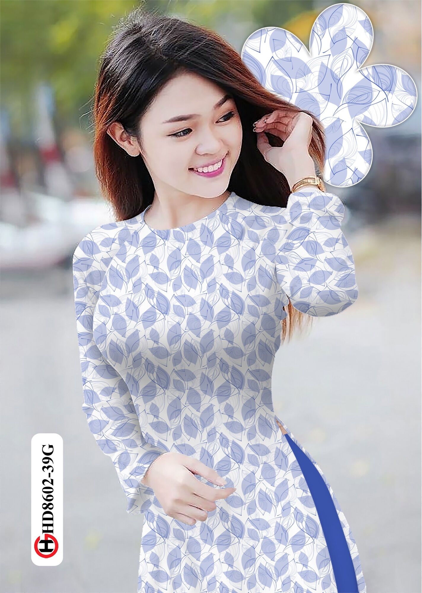 [HCM]Vải áo dài lá