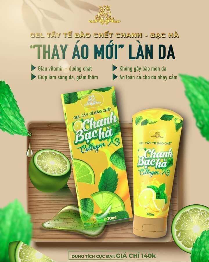 gel tẩy tế bào chết mỹ phẩm Đông Anh 2 hộp