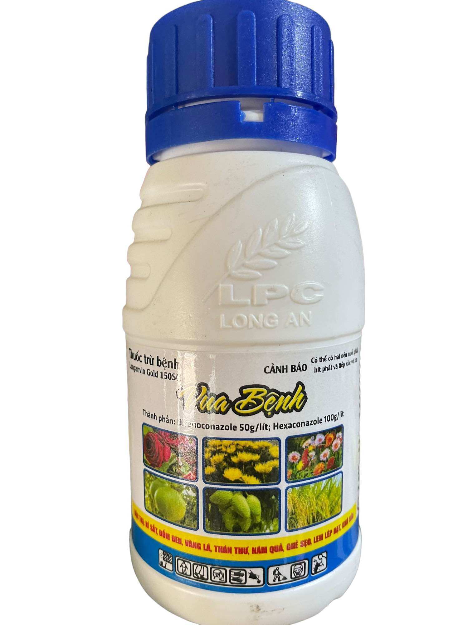 Thuốc trừ nấm bệnh cây trồng Vua Bệnh chai 240ml: Rỉ sắt, đốm đen, vàng lá, nấm cóc, ghẻ sẹo.