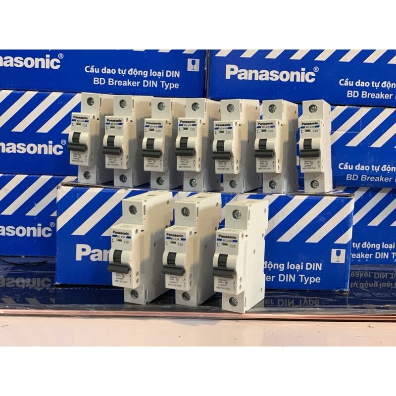 Át 1 cực Panasonic 1P 10A 20A 25A 32A 40A 50A 60A