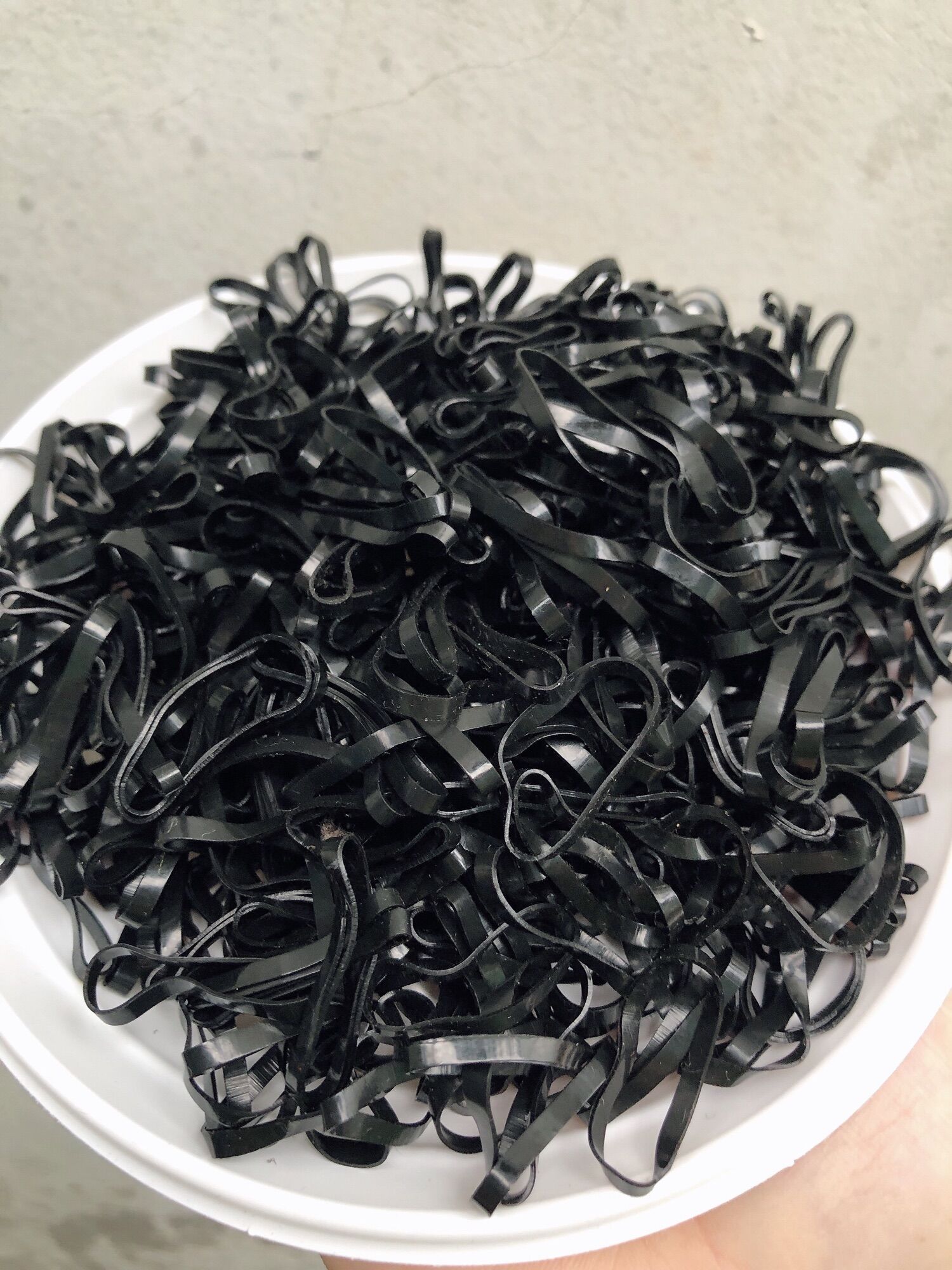 50gr Dây thun buộc tóc size trung , thun kì kì
