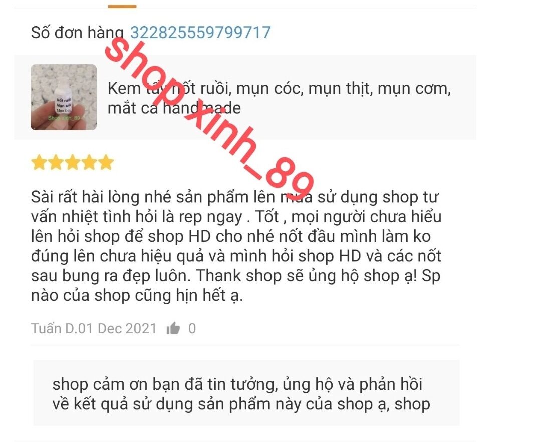 Kem tẩy nốt ruồi, mụn cóc, mụn thịt, mụn cơm, mắt cá handmade