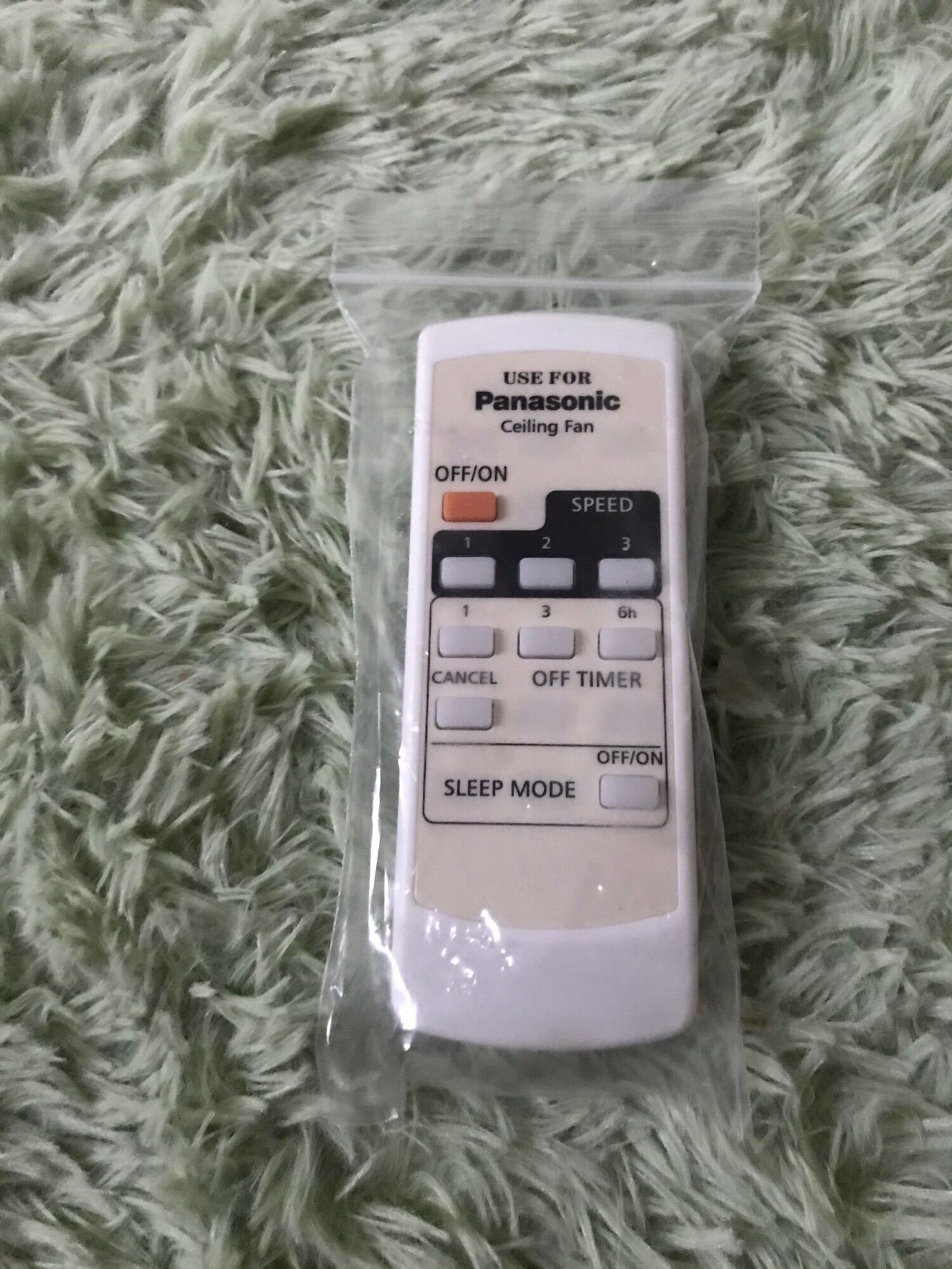 Remote quạt Panasonic (4 cánh)
