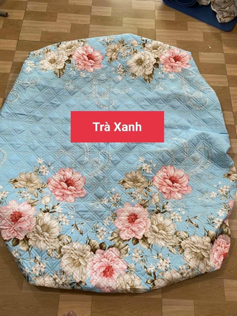 Bộ 3 món ga gối chần bông Cotton poly