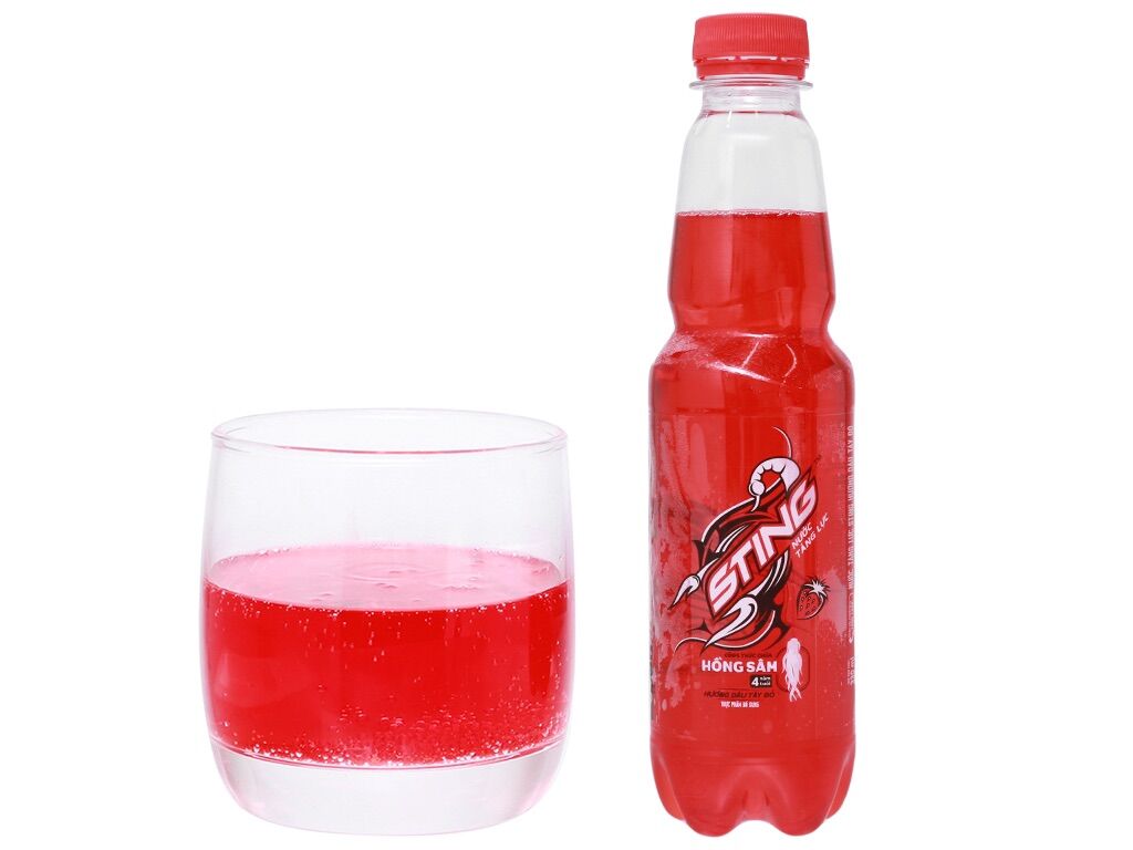 Lốc 6 chai Sting dâu 330ml