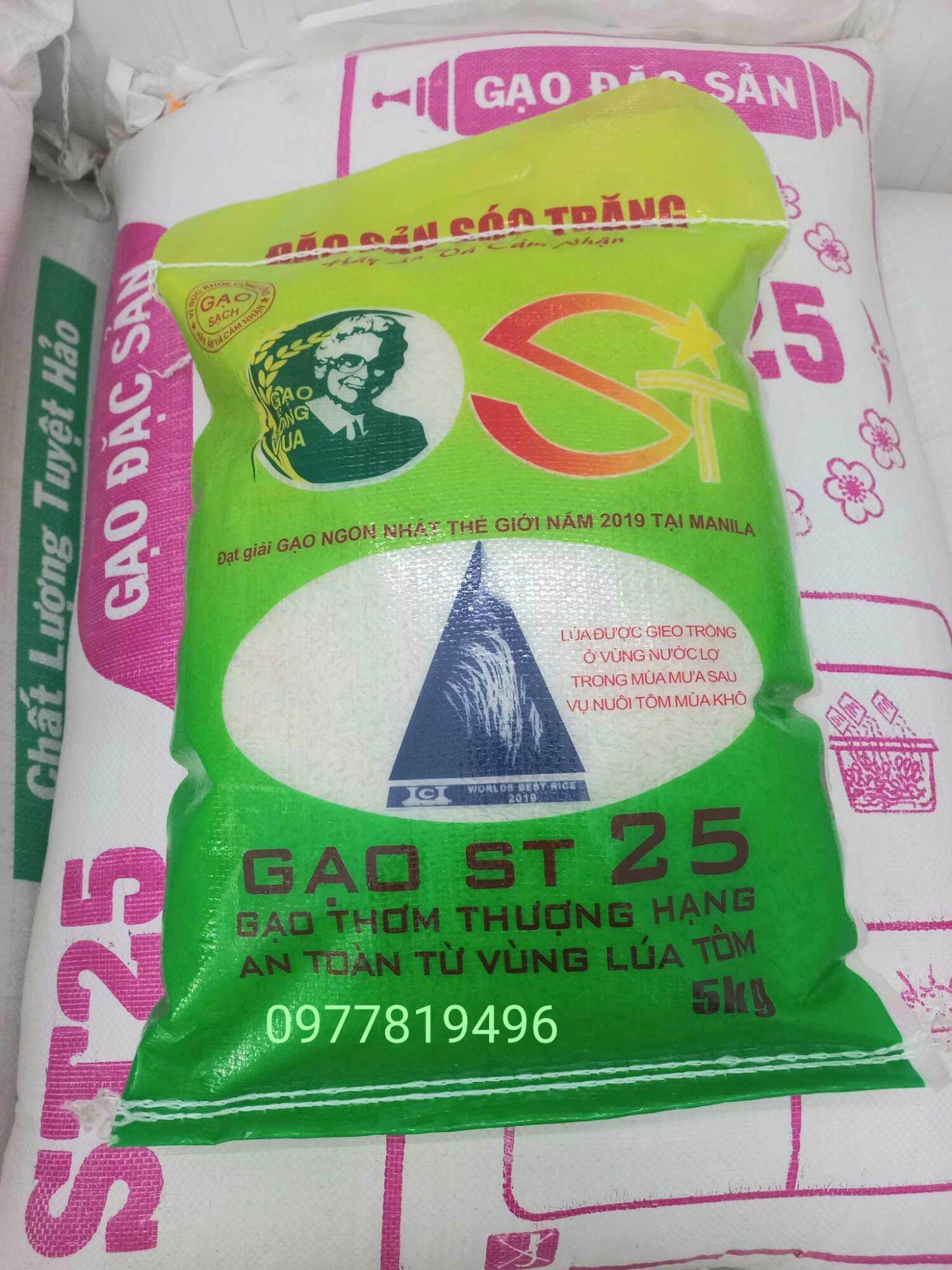 Gạo ST25 Lúa Tôm food bao 5kg