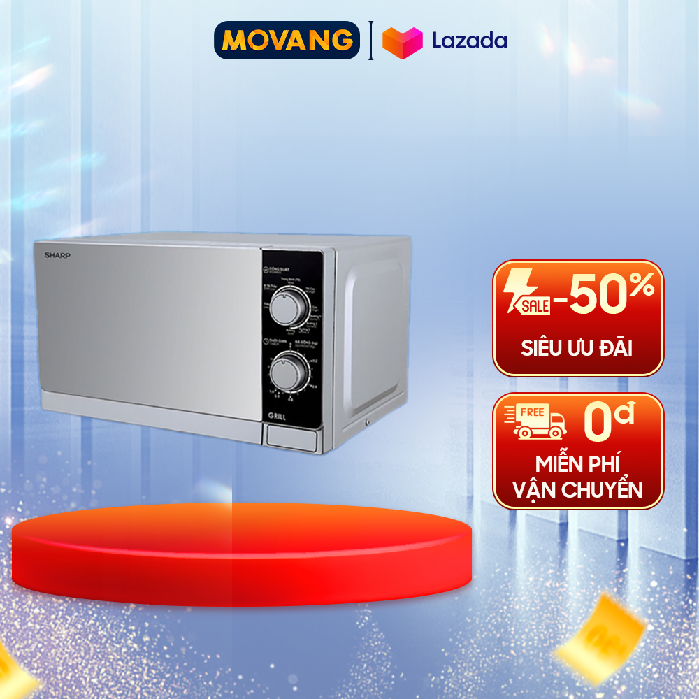 - lò vi sóng sharp r-g223vn-sm - nấu / nướng / hâm / rã đông