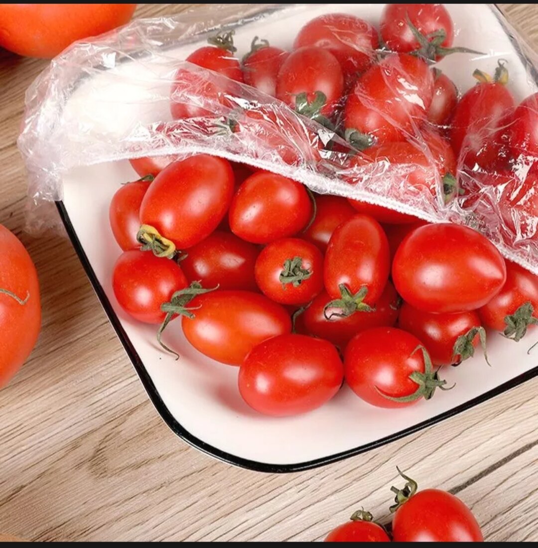 Túi 100 màng bọc thực phẩm có chun co giãn.