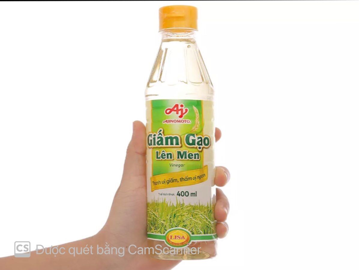 Giấm gạo lên men ajinomoto 400ml