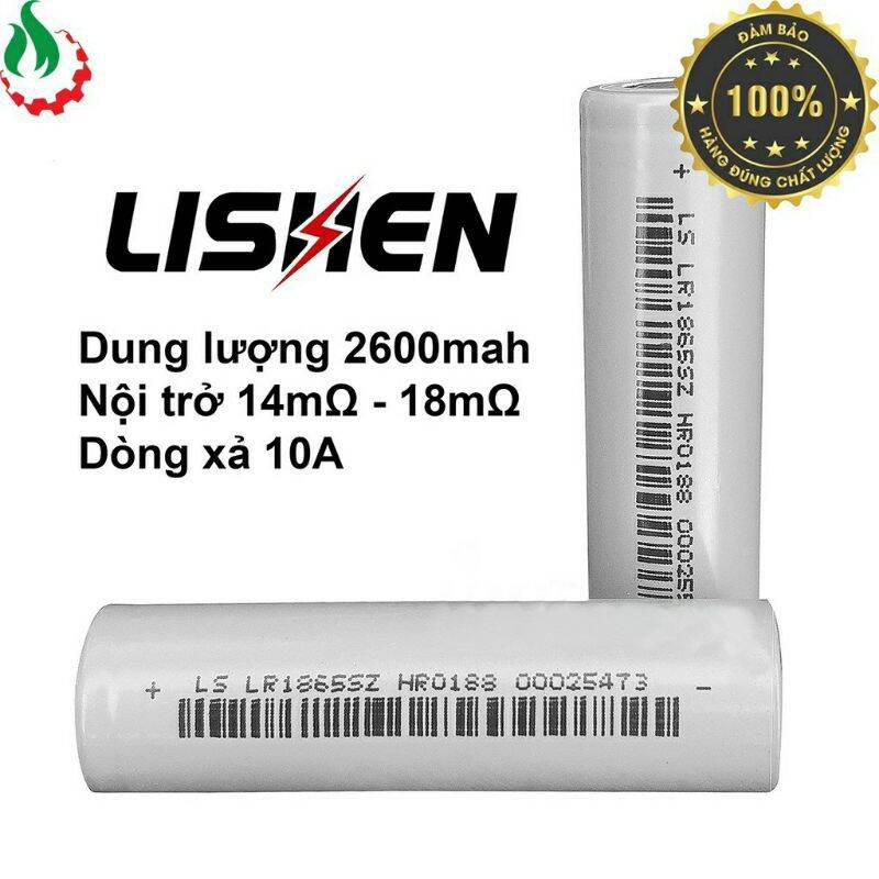 Cell pin 18650 lishen 2600mah 5c xả cao