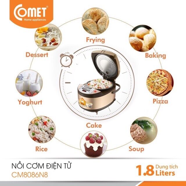 Nồi cơm điện tử Comet