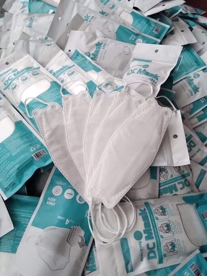 Set 50 cái khẩu trang 4D Dc 4 lớp