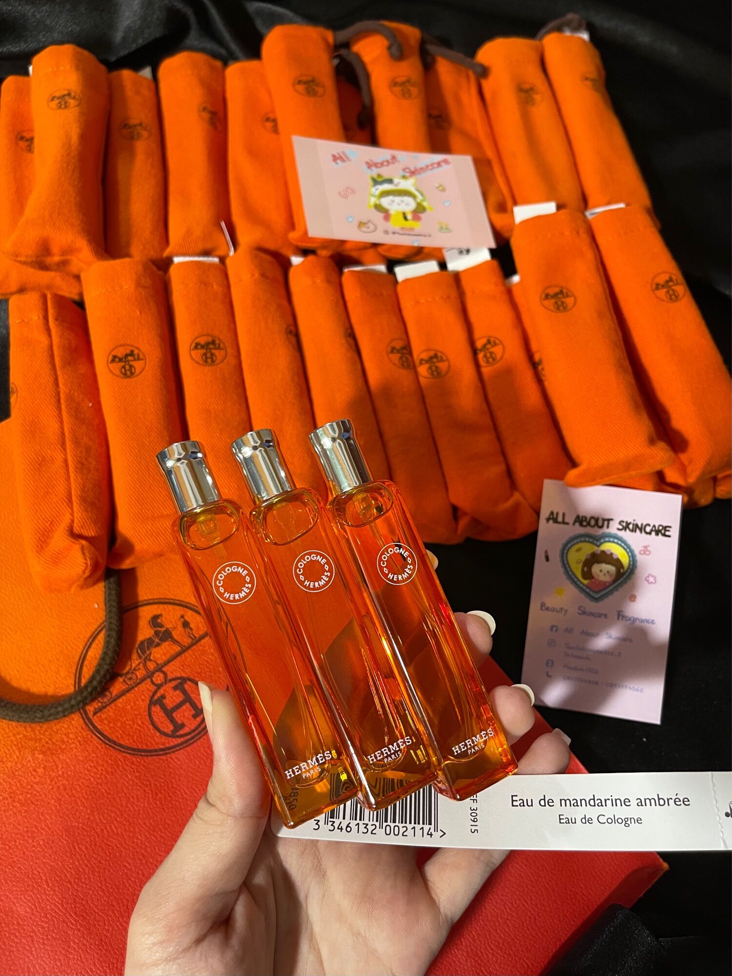 Nước hoa Mini Hermes 15ml kèm túi vải