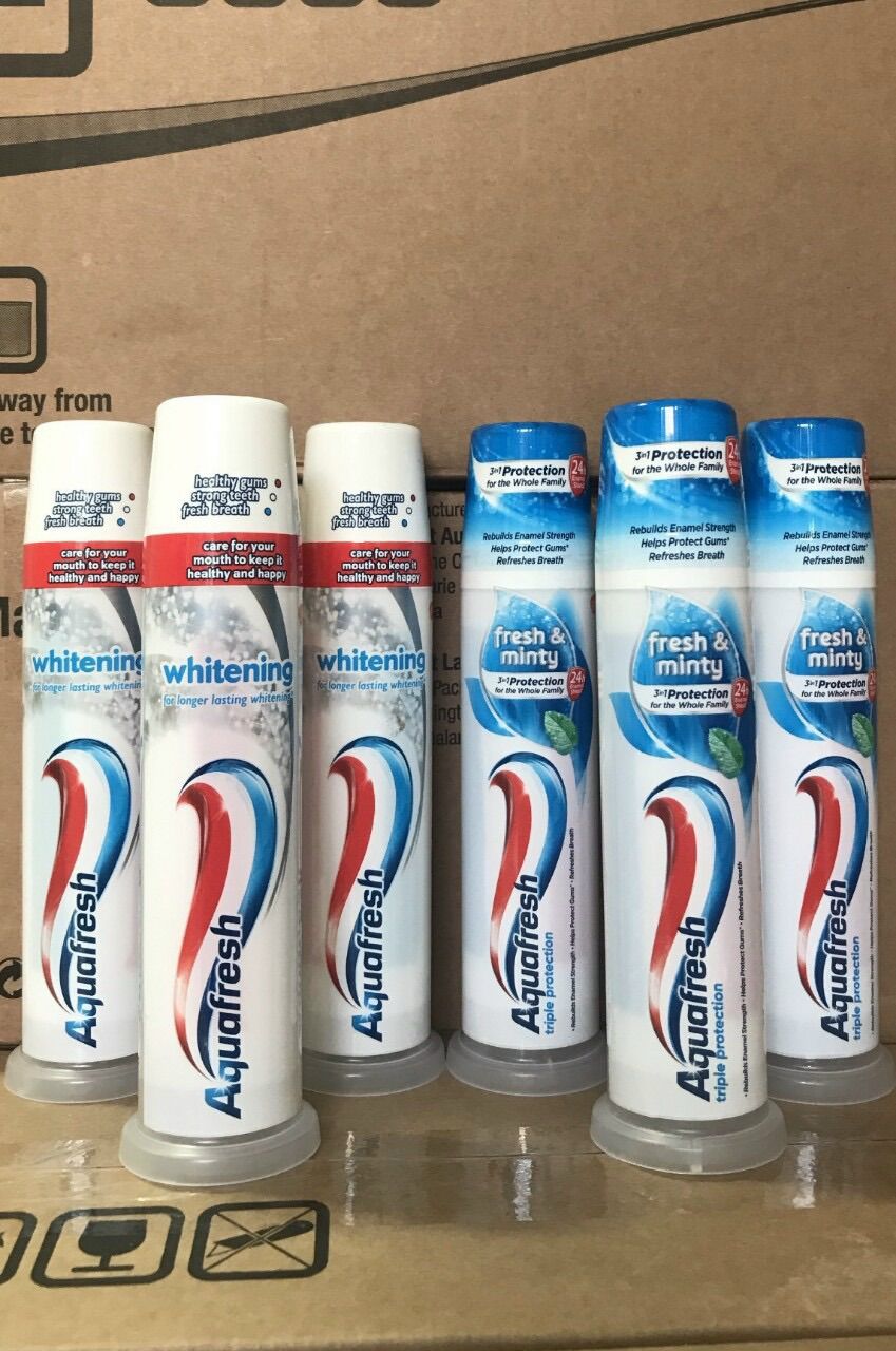 Kem đánh răng ống Aquafresh 100ml cho người lớn