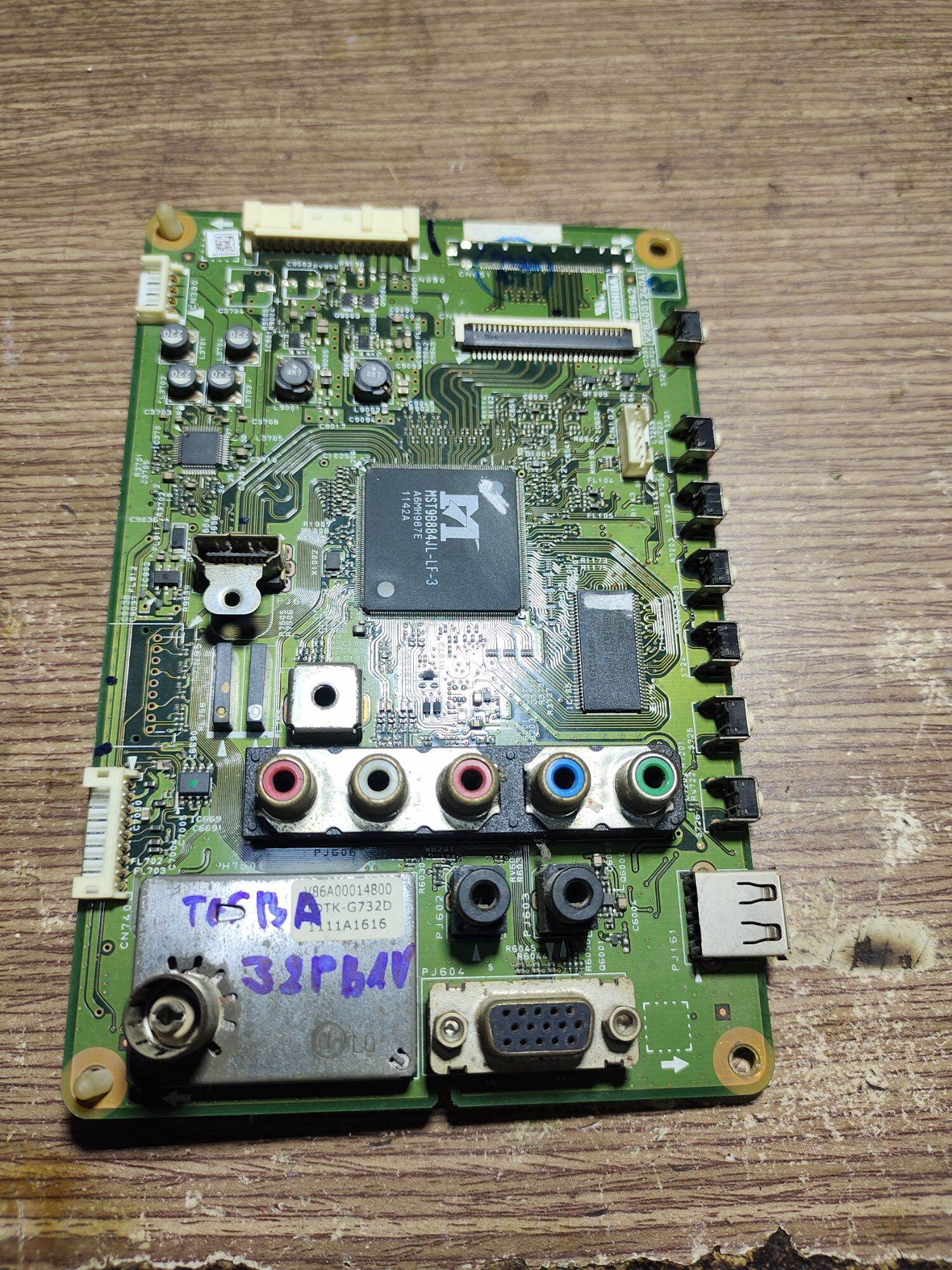 Bo xử lý tivi toshiba 32pb1v