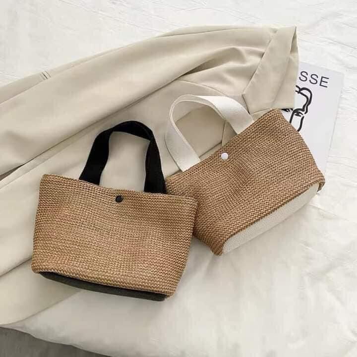 Túi cói mini đi biển