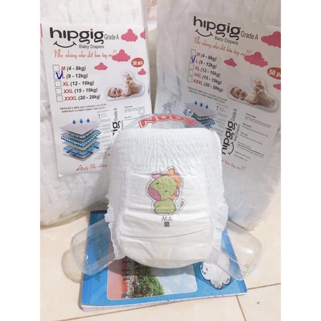 💥COMBO💥 100 MIẾNG BỈM HIPGIG QUẦN TRẦN🔥FREESHIP🔥 XUẤT NHẬT HIPGIG