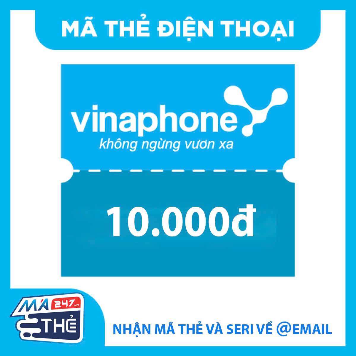 Mã thẻ nạp điện thoại Vinaphone 10K