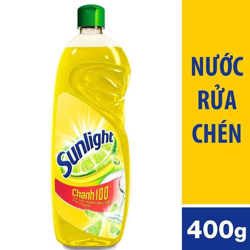 Nước rửa chén Sunlight chanh chai 400g