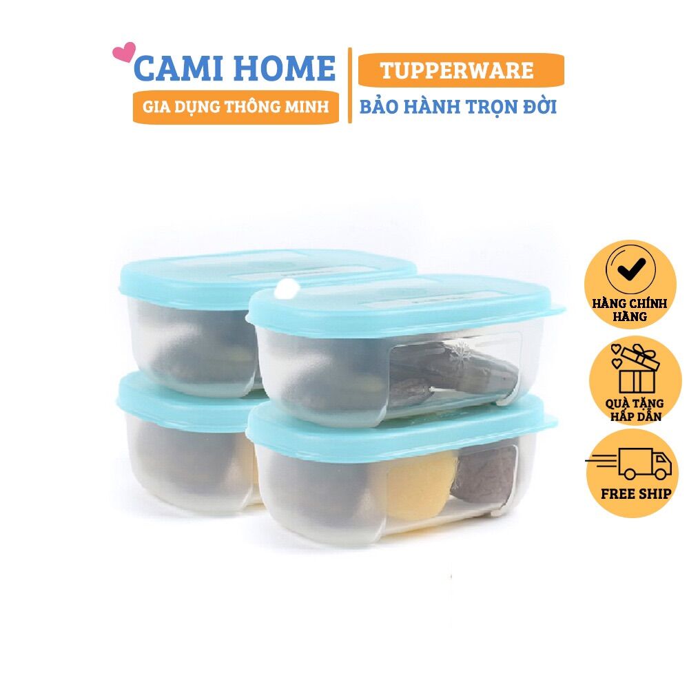 Hộp Trữ Đông Freeezermate Mini 140ml Tupperware , Hộp Bảo Quản Thực Phẩm , Nhựa Nguyên Sinh