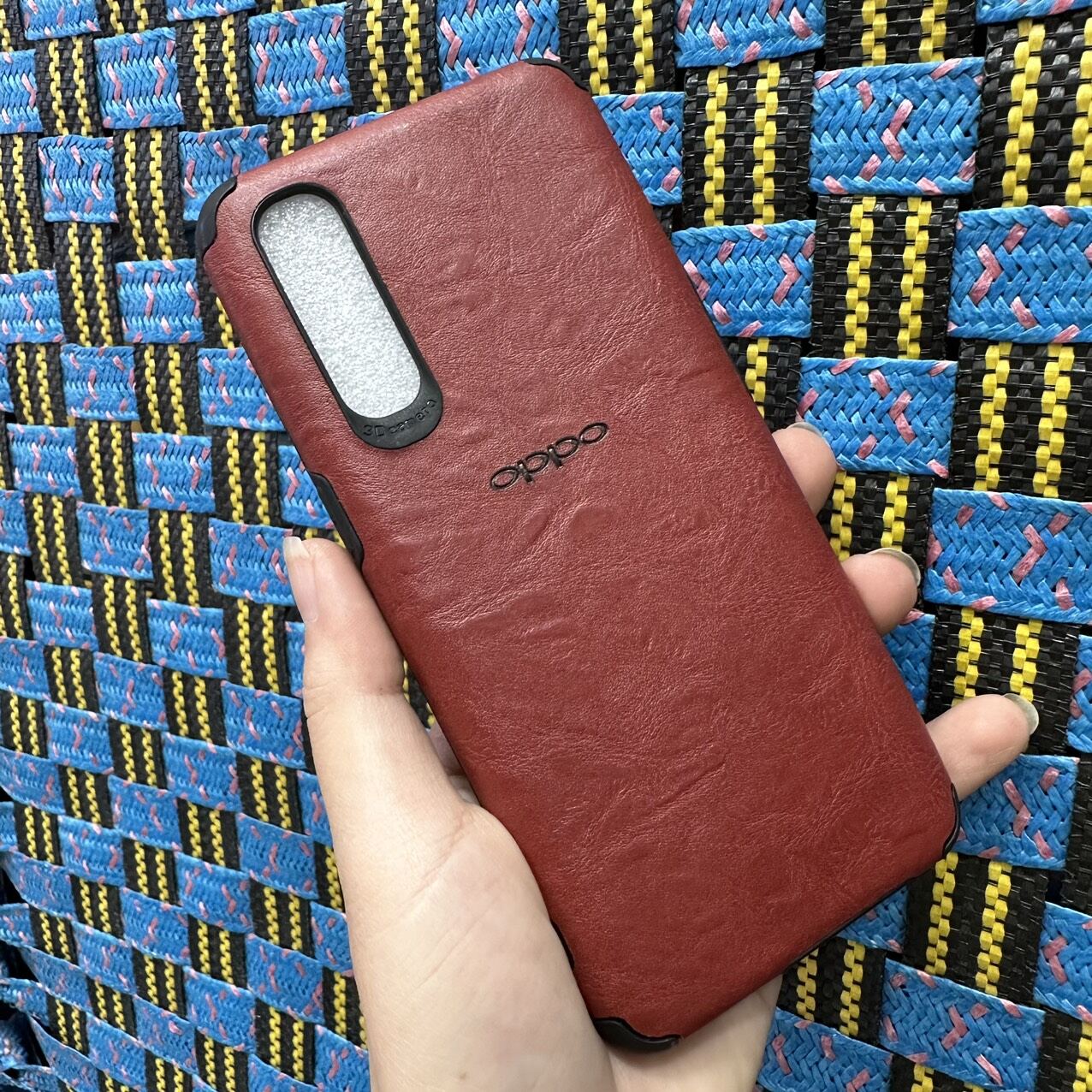 Case ốp lưng Oppo Reno 3 pro dẻo kiểu da mềm mịn ôm máy bảo vệ camera