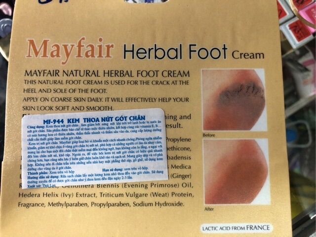 [HCM]Kem Nứt Gót Chân Mayfair Herbal Foot Thái Lan