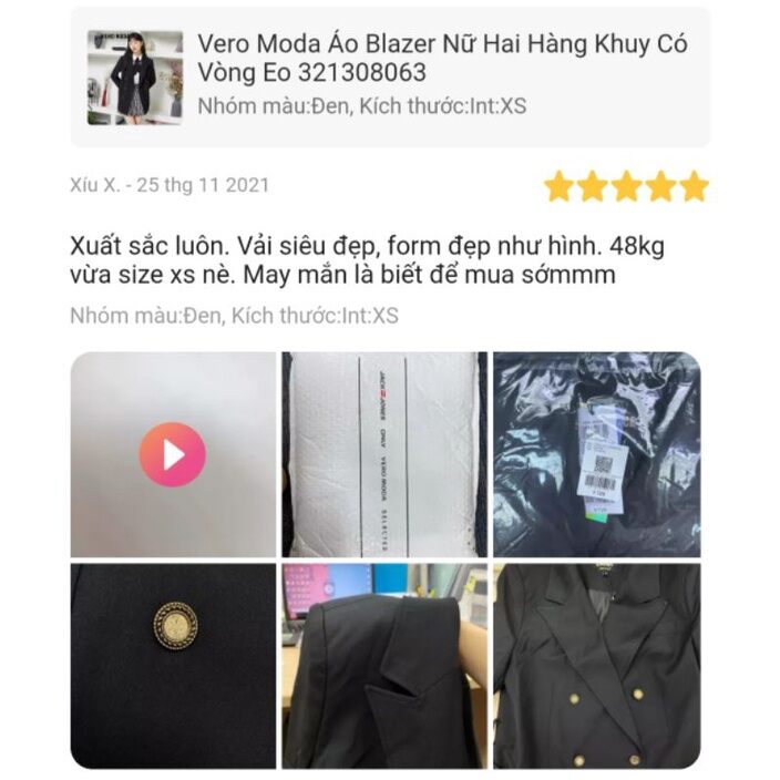 Thanh lý áo Vero Moda size XS new tag