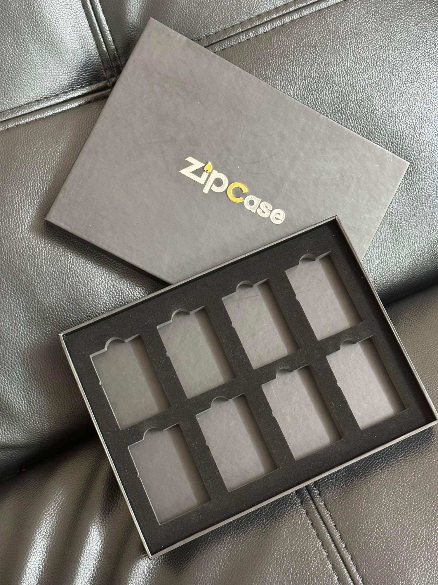 Hộp đựng và trưng bày zippo 8 ô - hàng chính hãng zippo