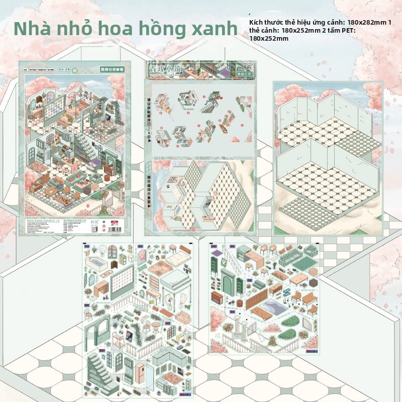 Nhãn Dán Cảnh Quan 3D Hai Mặt Phủ Mờ và Bóng