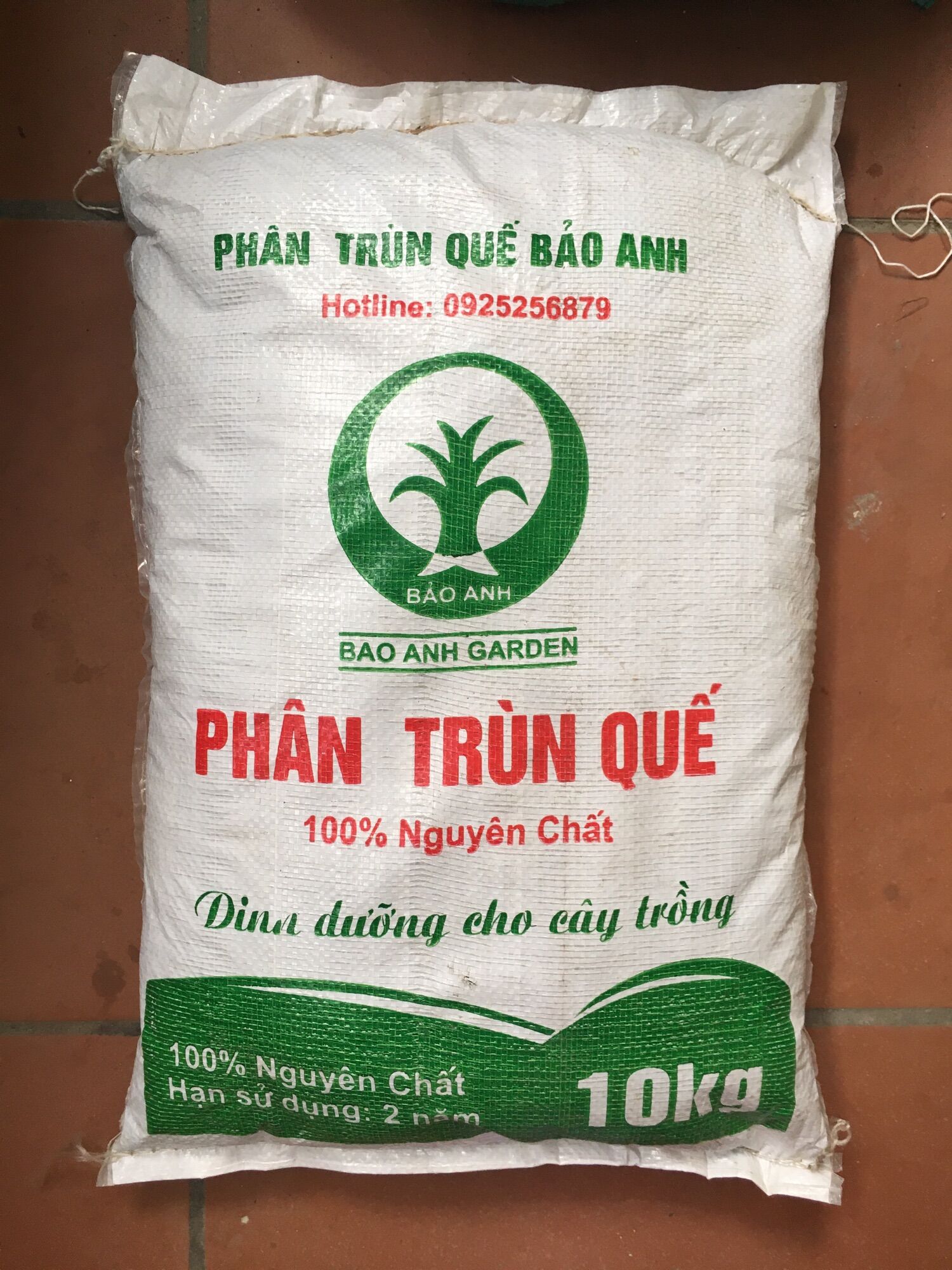 Phân trùn quế nguyên chất Bảo Anh bao 10kg