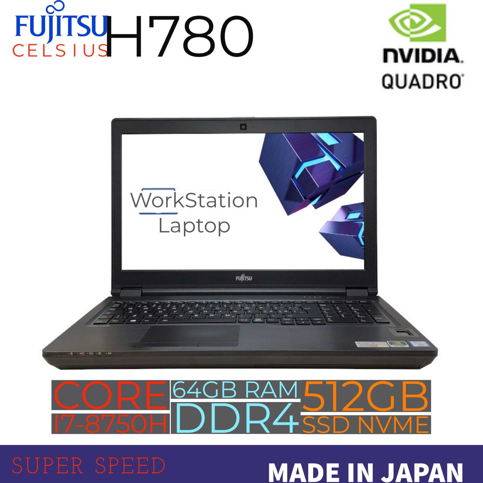 Laptop Fujitsu AH50/B3 Core i7-7700HQ, 16gb ram, 512gb SSD, 15.6 