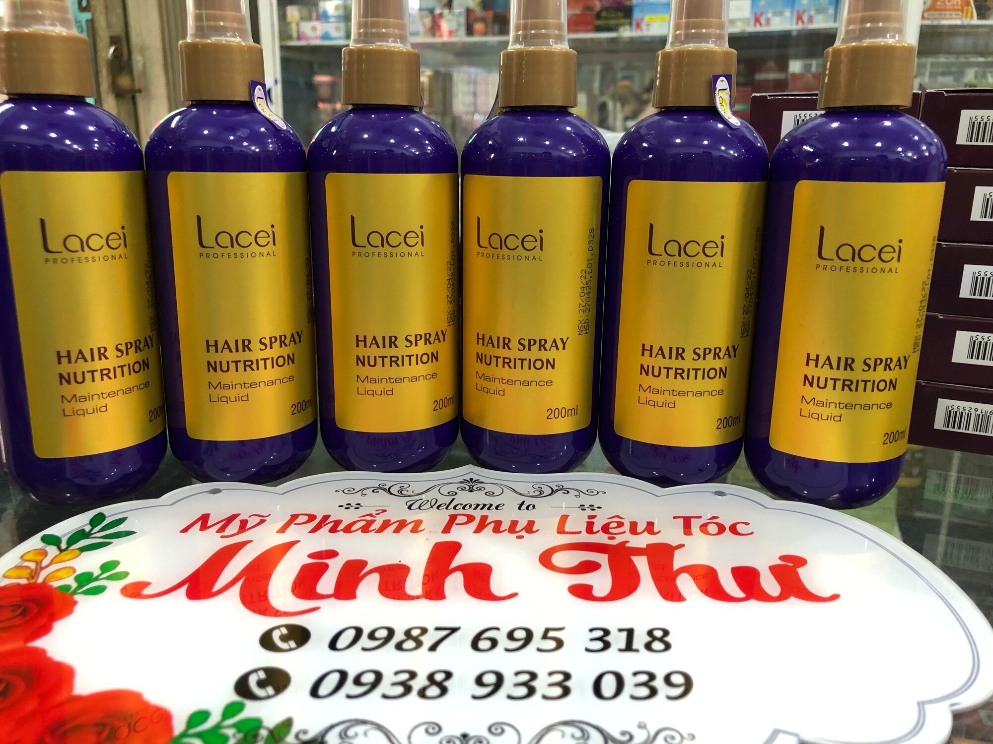 XỊT DƯỠNG TÓC LACEI TÍM 200ML