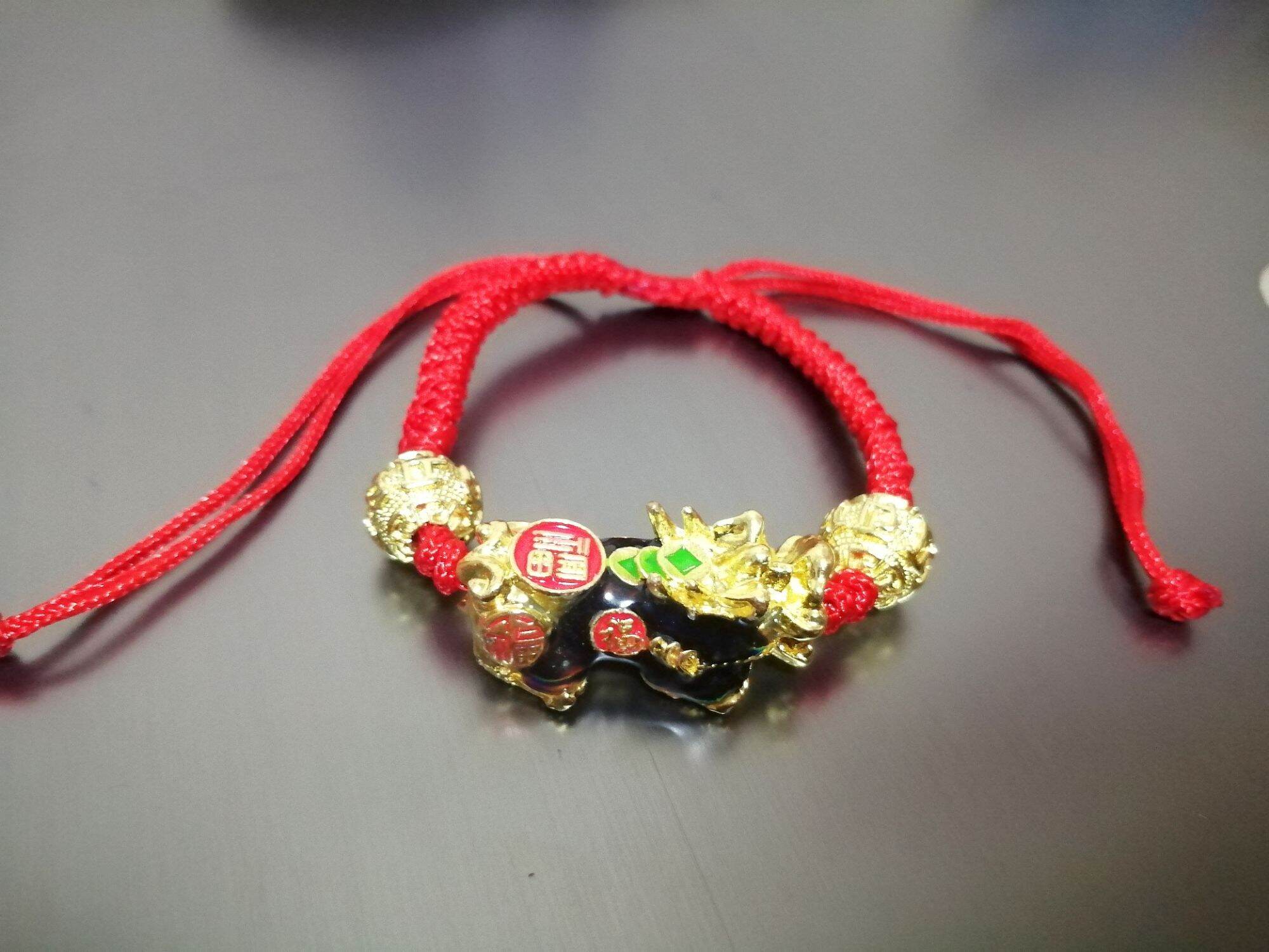Vòng Tay Chỉ Đỏ Tỳ Hưu Cầu Tài Lộc