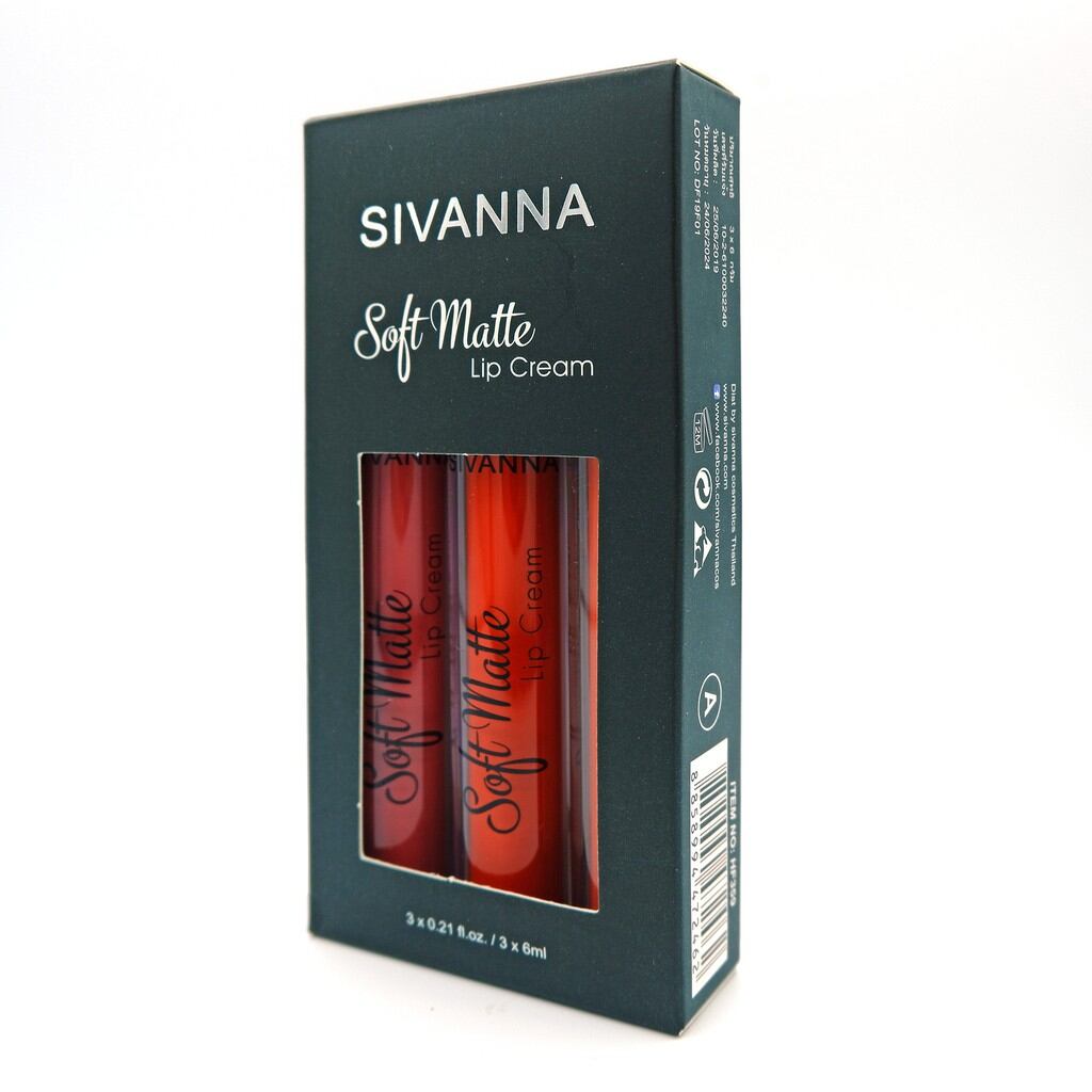 SÉT SON KEM LÌ 3 CÂY SIVANNA SOFT MATTE
